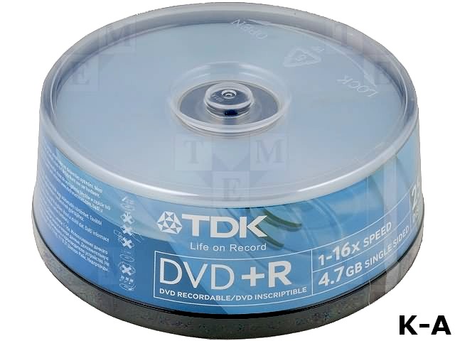 DVD+RTDK4.7-25P